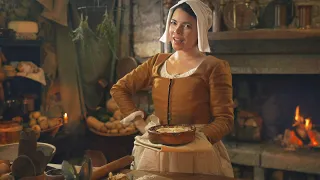 The Cook and the Kitchen Hand, 1663 | ASMR Roleplay (wood-fire cooking, a bit of personal attention)