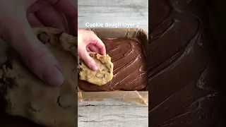 Triple layer cookie dough bars