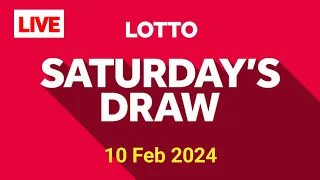 The National Lottery Lotto Live draw Result Saturday 10 February 2024 | Lotto Saturday Draw Live