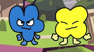 BFB 2 and 3 but it's only Four and X on screen and two idiots try to voice them