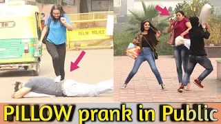 Pillow Prank In Public - BALA CHALLENGE || Pranks in india || MindlessLaunde