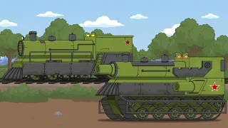 All series  Armored Train VS Mega tanks - Cartoons about tanks