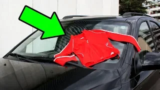 If You See Clothes On Your Car, Don't Touch It And Drive Away!