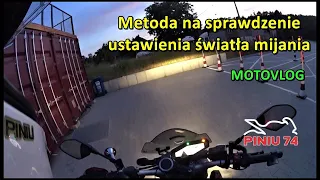 Domowy sposób na sprawdzenie ustawienia światła mijania. MOTOVLOG