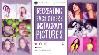 RECREATING EACH OTHER's INSTAGRAM PICTURES | DAMNFAM |