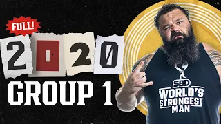 *FULL* 2020 World's Strongest Man | GROUP 1