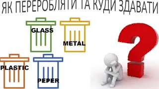 Проєкт "Сортування сміття" - агітаційний ролик.