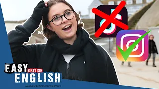 What Do BRITS Think About Social Media? | Easy English 111