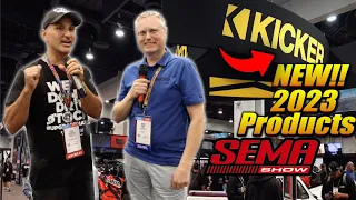 Kicker Car Audio booth at SEMA 2022. New product overview.