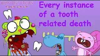 Happy Tree Friends: Every single tooth or jaw related death or injury