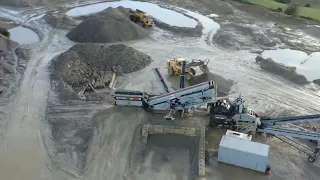 Mobile Washing Screen with Sand Recovery in Ireland