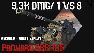 Panhard EBR 105 - 9.3K Damage: Guest Replay - Mechalo:  WoT Console - World of Tanks Console