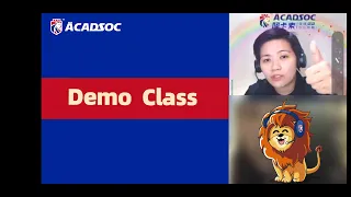 Acadsoc Demo Class: How To Teach Elementary Level's Adult