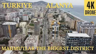 Turkyie Alanya/MAHMUTLAR from Drone/Walk 4K