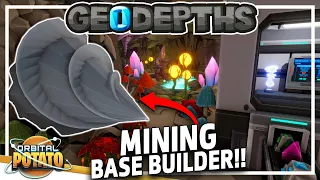 UNDERGROUND Base Builder!! - GeoDepths - Mining Automation Resource Management Game