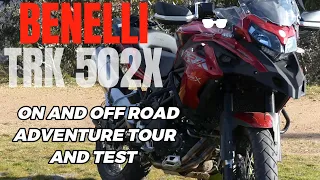 Benelli trk 502X, On And Off Road Adventure, rural outback Australia