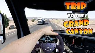 Mixed reality TRIP to the GRAND CANYON in American Truck Simulator