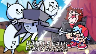 THE BATTLE CATS HAVE INVADED FNF!!! (Friday Night Funkin, VS Battle Cats Early Access Demo)