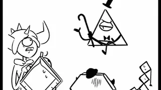 Bill Cipher's voice with King's lines.