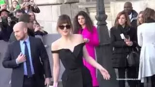 March 6th, 2015 - Dakota Johnson arriving and leaving Dior Fashion Show in Paris