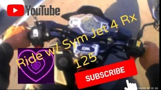 Rides w/SYM Jet 4 RX 125