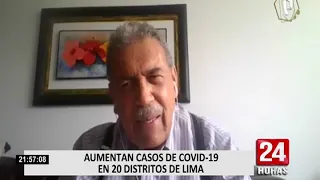 Aumentan casos de Covid-19 en 20 distritos de Lima, según EsSalud