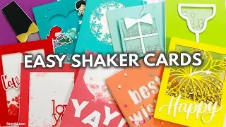 10 EASY SHAKER CARD IDEAS That Are PERFECT For Beginners