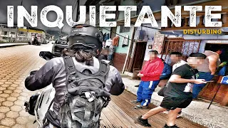 I arrive at a STRANGE TOWN after CROSSING the ECUADORIAN PARAMO S24E17 AROUND THE WORLD MOTO SINEWAN