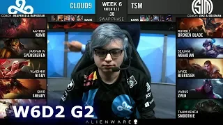 C9 vs TSM | Week 6 Day 2 S9 LCS Summer 2019 | Cloud 9 vs TSM W6D2