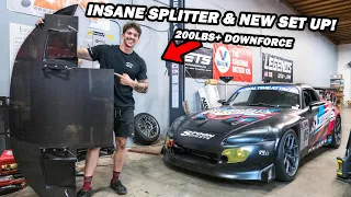 Spoon S2000 Gets TIME ATTACK READY! | Aggressive Carbon Fiber Splitter & New Tire Set Up!