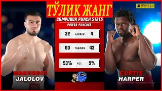 ҒАЛАБААА!!! Баҳодир Жалолов 4-раундда нокаут!!! Bahodir Jalolov vs Kyortis Harper