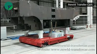 Steel Frame Rail Transfer Cart - Assembly Line Transfer Carts