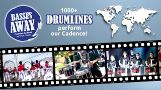 Drumlines around the Globe play „Basses Away“ Cadence  (by Timm Pieper)