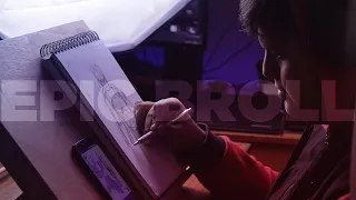 EPIC ART DRAWING B-ROLL! - Inspired By Daniel Schiffer Ft. Artbydhroov