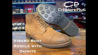 Viberg Boot Resole with Dainite Soles with a shocking truth hidden under the original soles.