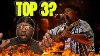 HIP HOP Fan REACTS To Iam Tongi - Father And Son (2nd Full Performance) | American Idol 2023