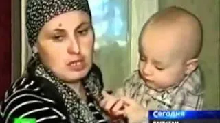 Verses of Holy Qur'an on a child skin in Russia