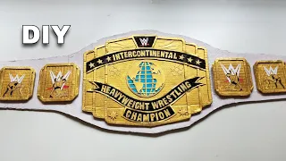 How To Make Intercontinental Championship Title Belt | 2011-19 Version | DIY WWE Title Belts