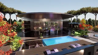 UFO House - 3D Fantasy Render