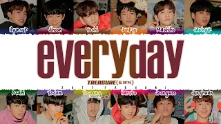 TREASURE (트레저) - 'EVERYDAY' Lyrics [Color Coded_Han_Rom_Eng]