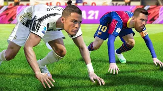 Ronaldo vs Messi | Who is faster? | FIFA 21 Speed Test