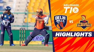 Deccan Gladiators vs Delhi Bulls | Abu Dhabi T10 | Match 3 | Highlights | JioCinema & Sports18