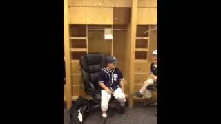 Padres locker room