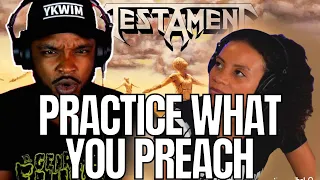 FIRST TIME! 🎵 Testament - "Practice What You" Preach Reaction