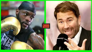 (WOW!) DEONTAY WILDER ATTACKED BY EDDIE HEARN, SAYS HE'S NOT TOP HEAVYWEIGHT EVEN AFTER JOHSUA LOST!