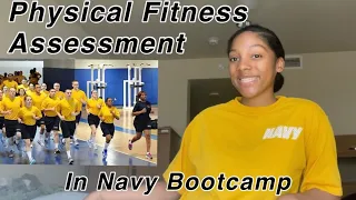Physical Fitness Assessments in Navy Bootcamp 💪🏽🏃🏽‍♀️| 2022| RTC| NikhyaMonet