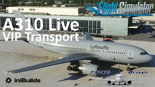A310 Live! Flying the German Government in MSFS - Take 2 | 737NG Driver
