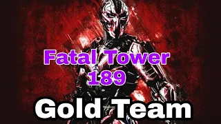 Klassic tower fatal 189 with Gold team | Talent tree and equipments