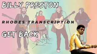 Get Back (The Beatles) - Billy Preston Fender Rhodes solo