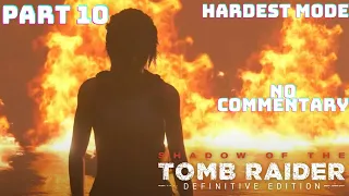Shadow of The Tomb Raider Deadly Obsession Gameplay Walkthrough - No Commentary Pt 10 Downpour